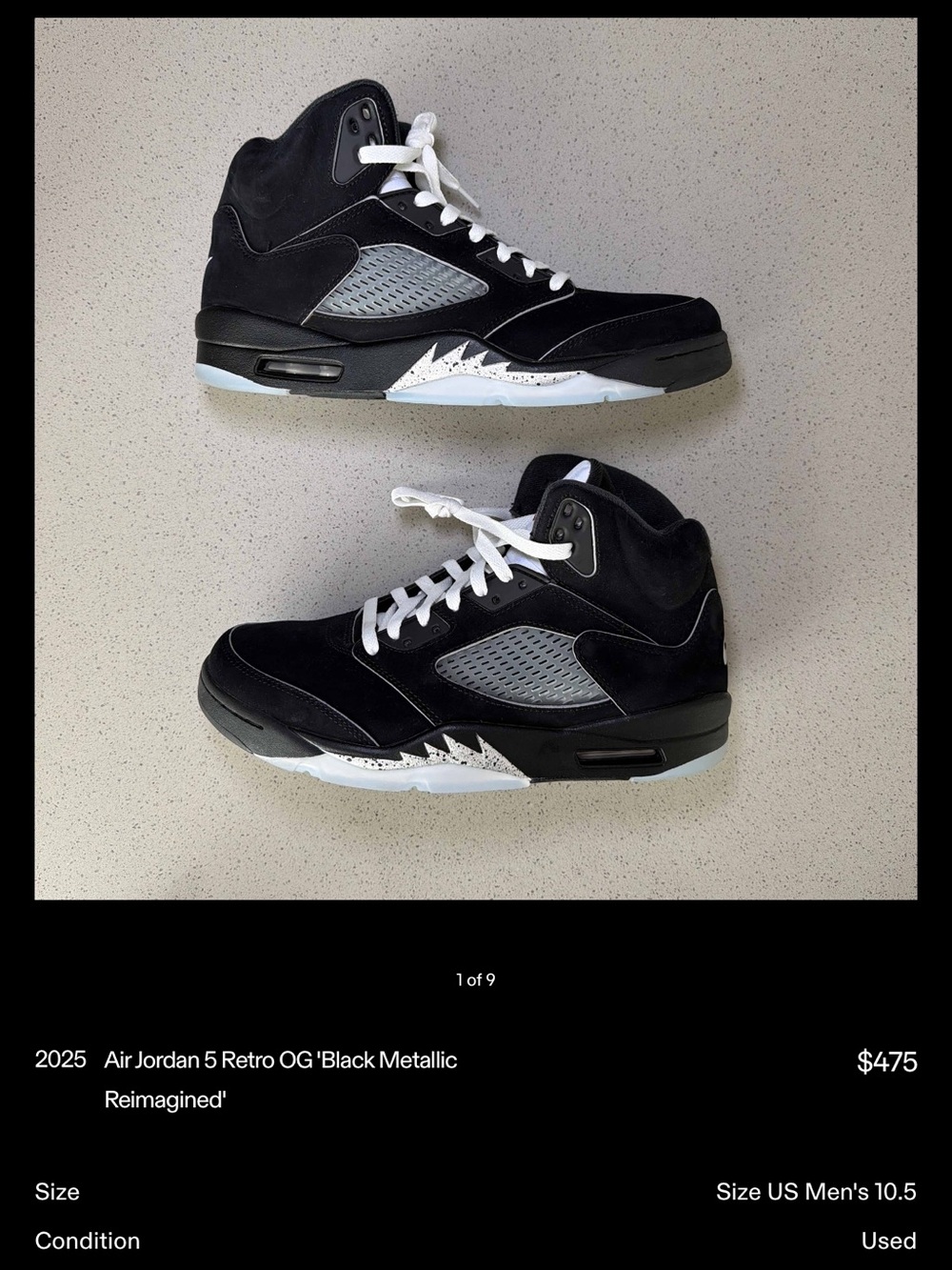 Jordan Air Retro 5 - Reimagined